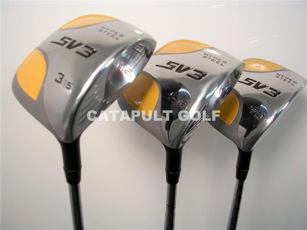 Rigide Acier Tige Bois de Fairway 3 5 7 Carré Ensemble Club Golf Métal High Moi Rigide Acier Tige Bois de Fairway 3 5 7 Carré Ensemble Club Golf Métal High Moi