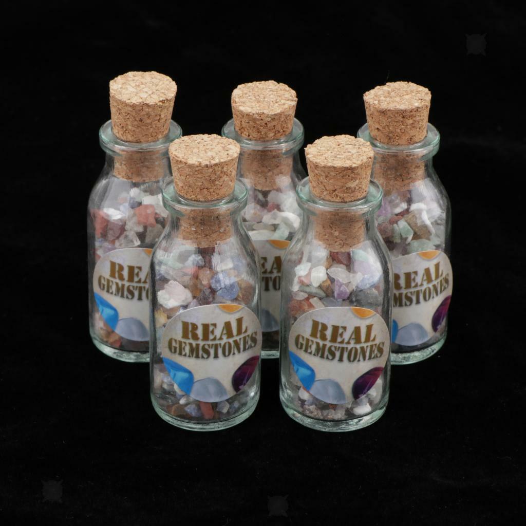 5bouteilles de pierres précieuses perles bijoux bricolage rendant lisse 5bouteilles de pierres précieuses perles bijoux bricolage rendant lisse