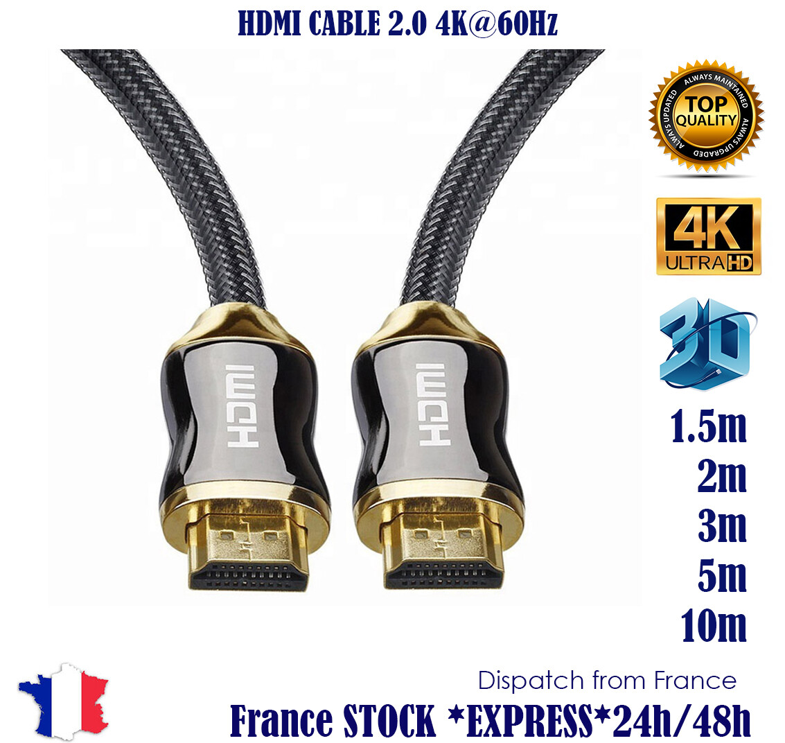 hdmi 2.0 4K 60Hz Cable ultra HD 2160p 3D Full HD HDTV HDR 18GB 1 2 5 10 m