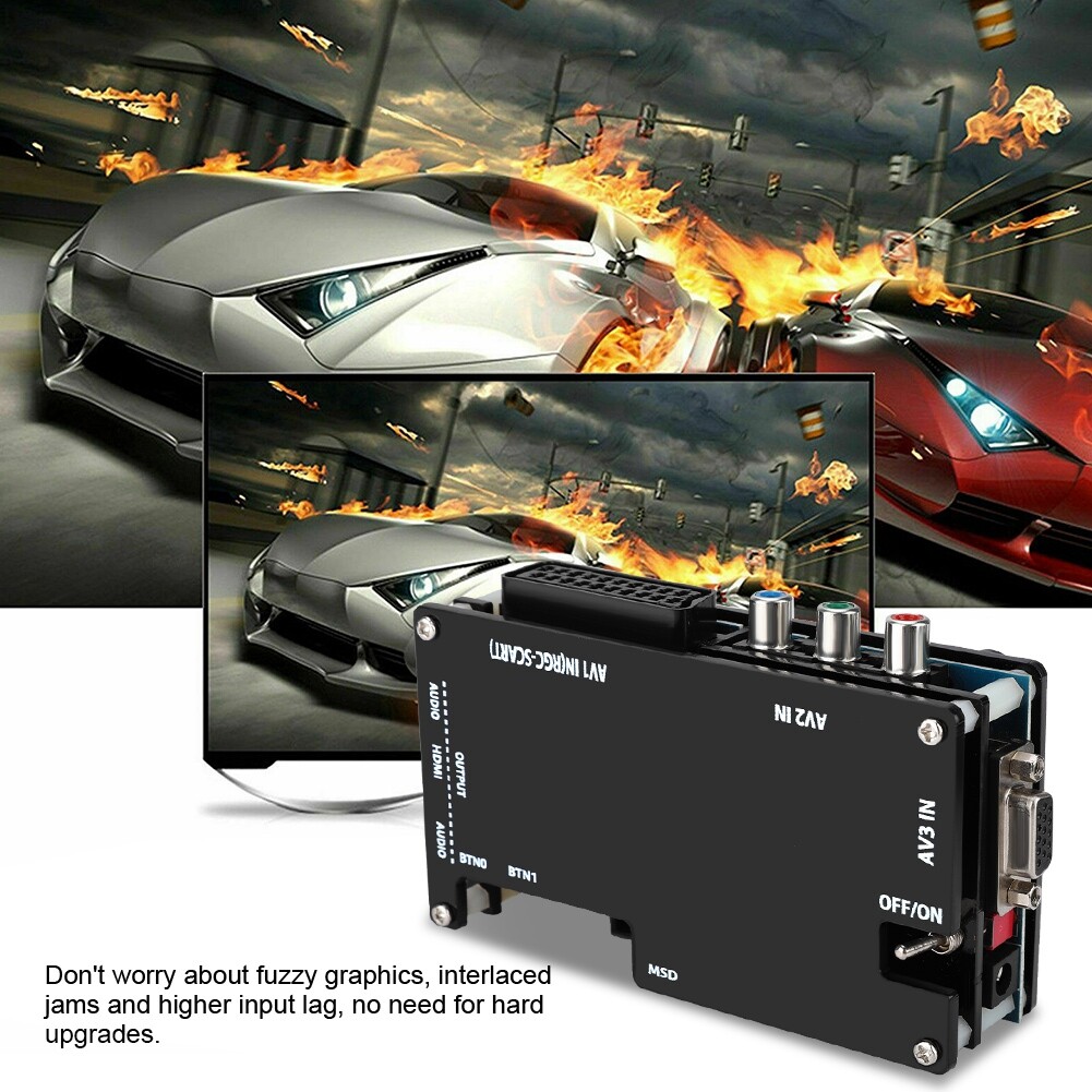 Osse video converter VGA vers HDMI pour Jeux rétro sfc ps ss xbox wii arcade fra Osse video converter VGA vers HDMI pour Jeux rétro sfc ps ss xbox wii arcade fra