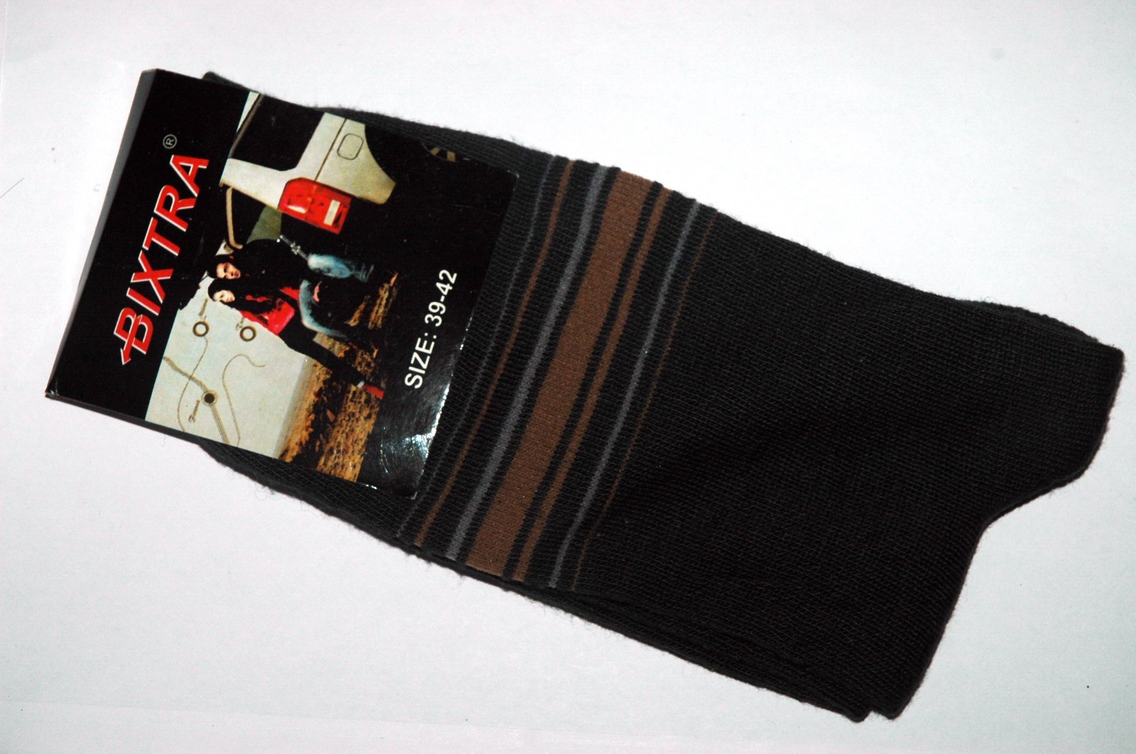 6 paires de Chaussettes Coton Bixtra 39/42 6 paires de Chaussettes Coton Bixtra 39/42