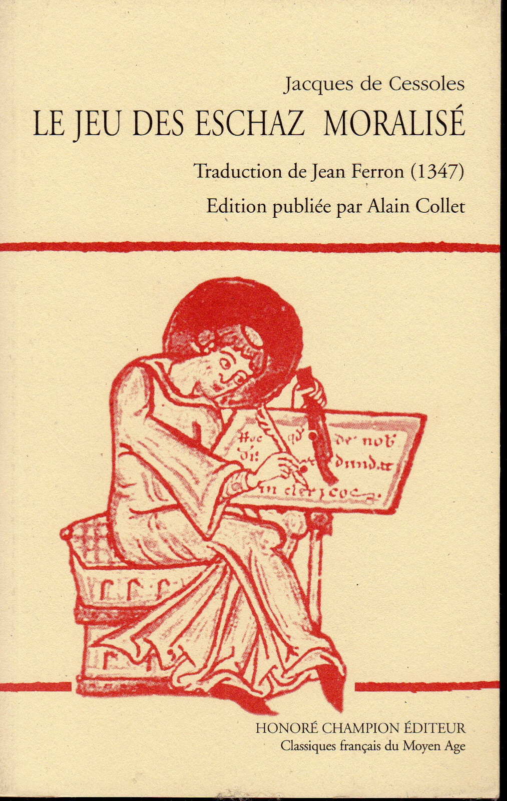 RARE chess échecs livre book le jeu des eschaz moralisé