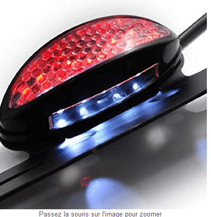 Hakkin Feu Arrière Frein Plaque 19 LEDs Pour Moto ATV Motocyclette