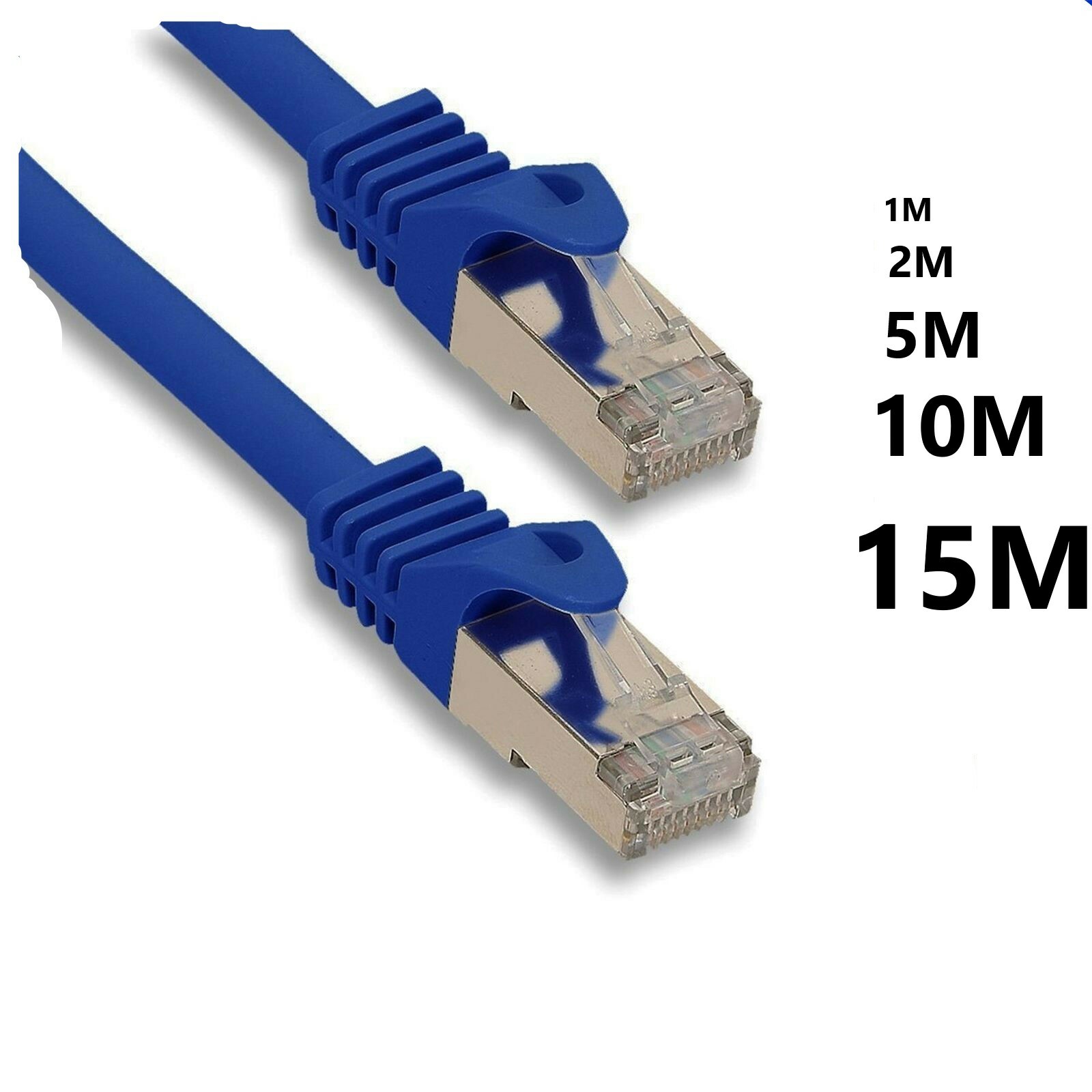 Câble Réseau Ethernet RJ45 CAT 5E Bleu Ordinateur Console Jeux-vidéo PS4 XBOX Câble Réseau Ethernet RJ45 CAT 5E Bleu Ordinateur Console Jeux-vidéo PS4 XBOX