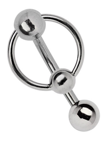 Titan Intime Piercing de Nombril Bijoux Banane En 1,6mm Avec Boule à Trou Et Bcr Titan Intime Piercing de Nombril Bijoux Banane En 1,6mm Avec Boule à Trou Et Bcr
