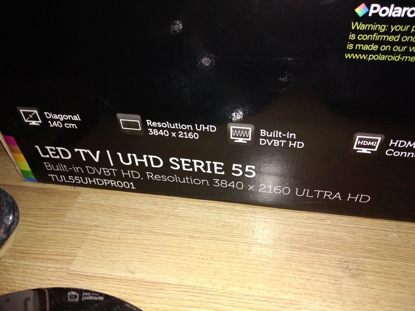 Tv 55″ polaroid 4k ultra hd pour pièces Tv 55″ polaroid 4k ultra hd pour pièces