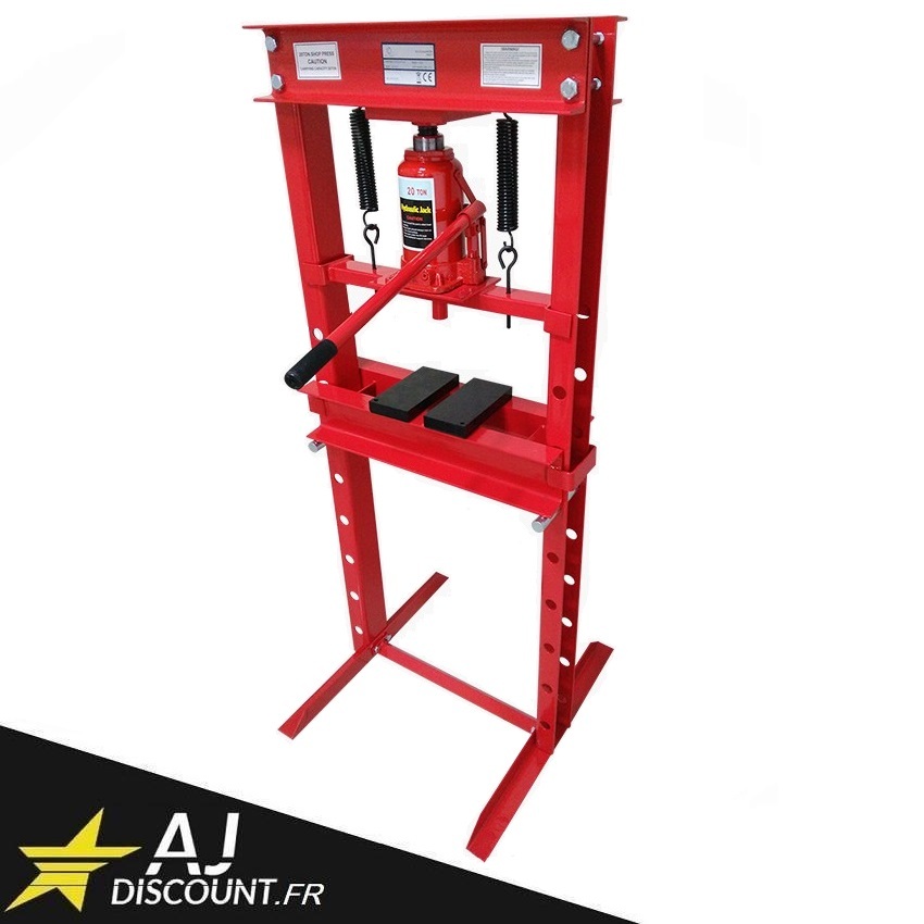 Presse hydraulique d’atelier sur colonne 20T – 20 Tonnes – Automobile