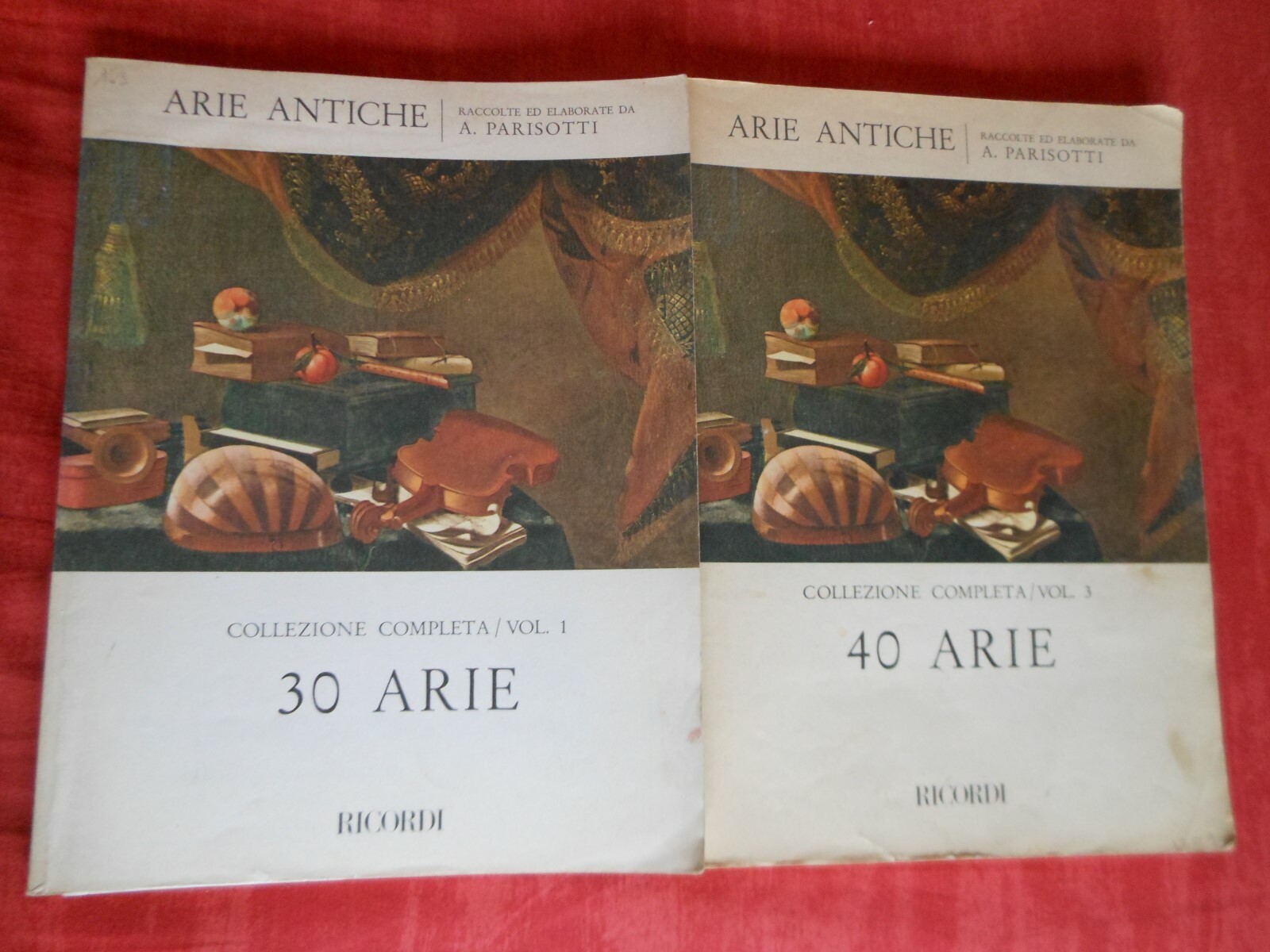 Livres “Arie Antiche” A. Parisotti volumes 1 et 3 Livres “Arie Antiche” A. Parisotti volumes 1 et 3