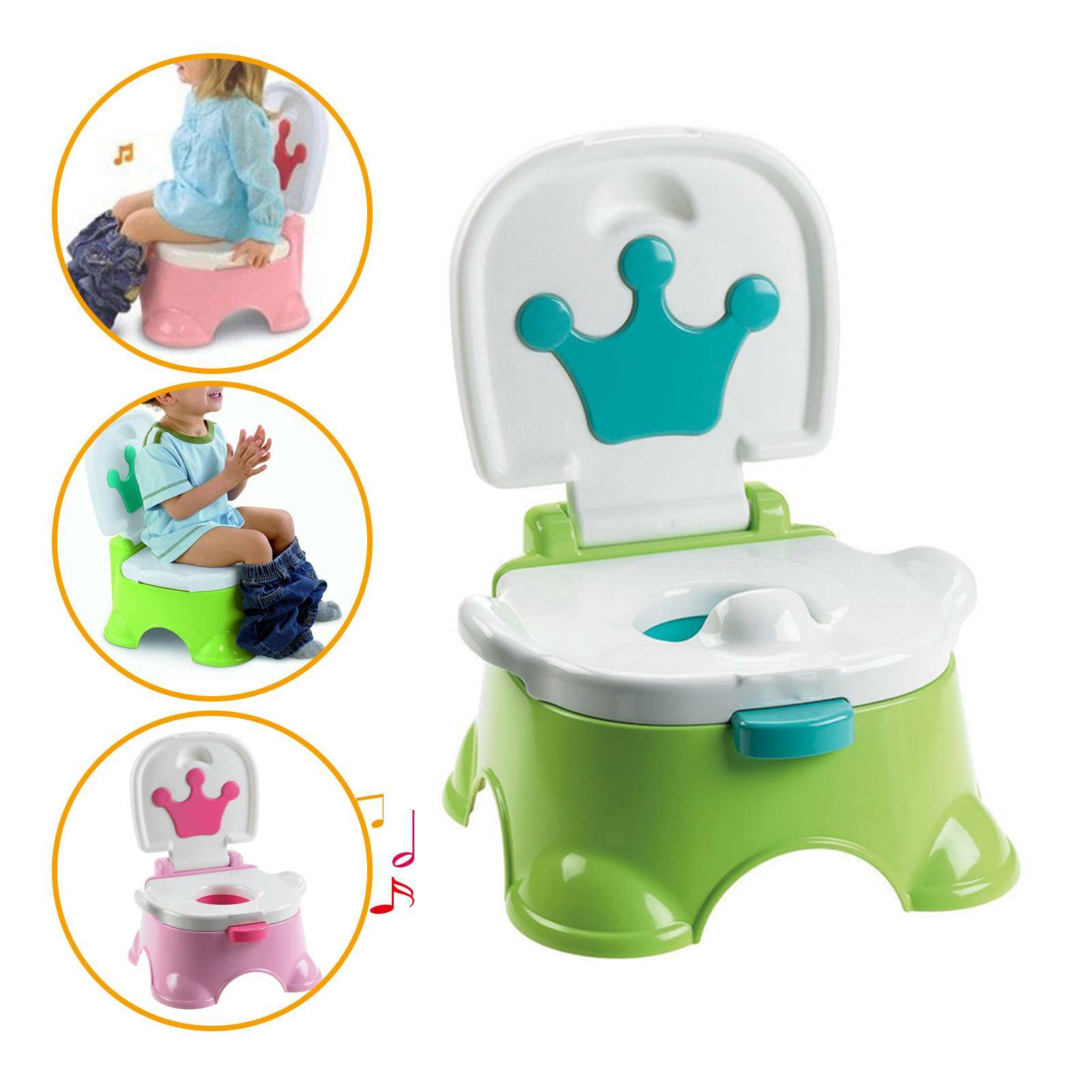 Pot de Toilette fauteuil Chaise musical pour bébé enfant thème Toilet Trainer Pot de Toilette fauteuil Chaise musical pour bébé enfant thème Toilet Trainer