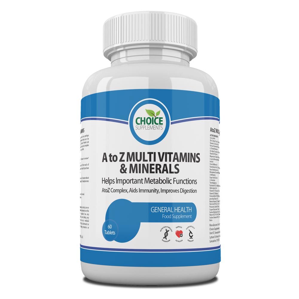 Multi Vitamines et Minéraux A-Z Un A Jour Tablettes Multivitamines Multi Vitamines et Minéraux A-Z Un A Jour Tablettes Multivitamines