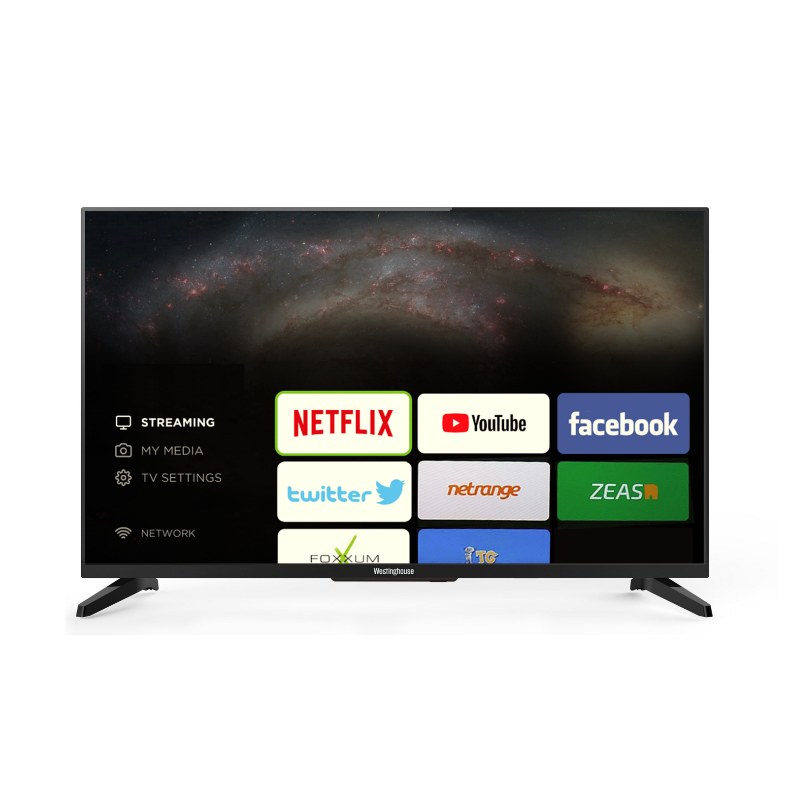 Westinghouse 32″ Inch HD Smart TV with Wi-Fi, Freeview T2, 3x HDMI, 2x USB PVR Westinghouse 32″ Inch HD Smart TV with Wi-Fi, Freeview T2, 3x HDMI, 2x USB PVR
