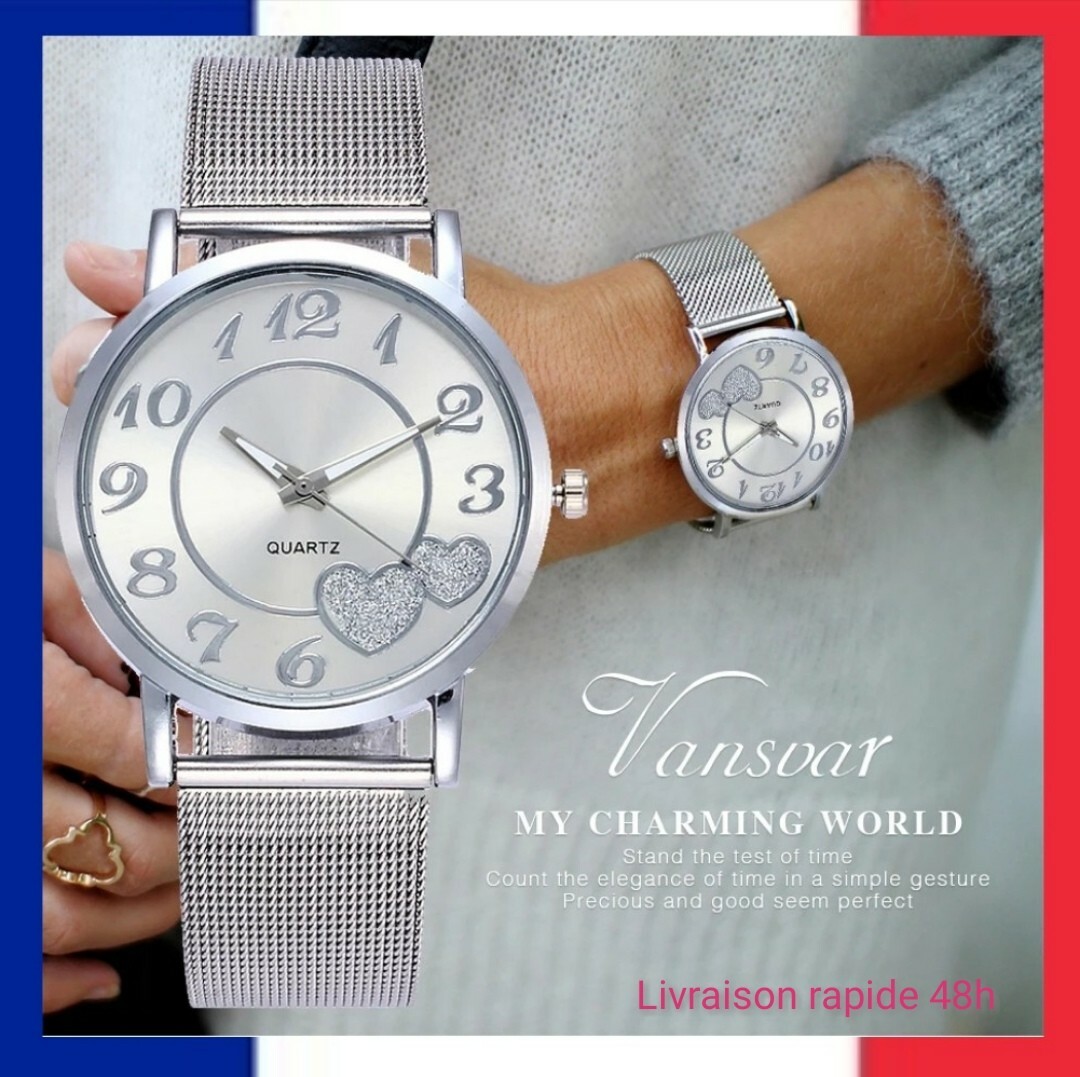 Magnifique montre femme très chic et élégante!!! Livraison Rapide 48h!!! Magnifique montre femme très chic et élégante!!! Livraison Rapide 48h!!!