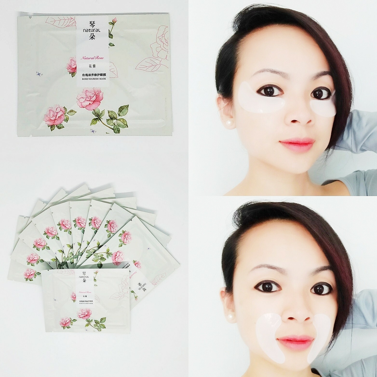 MYTEX-SHOP. Patch yeux rose Natural-soins contours des yeux-anti rides, 10paires MYTEX-SHOP. Patch yeux rose Natural-soins contours des yeux-anti rides, 10paires