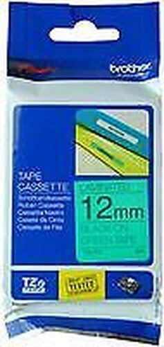 12MM Noir Sur Vert – Étiquette Imprimante Bande – Bureau Consommables – LM01040 12MM Noir Sur Vert – Étiquette Imprimante Bande – Bureau Consommables – LM01040