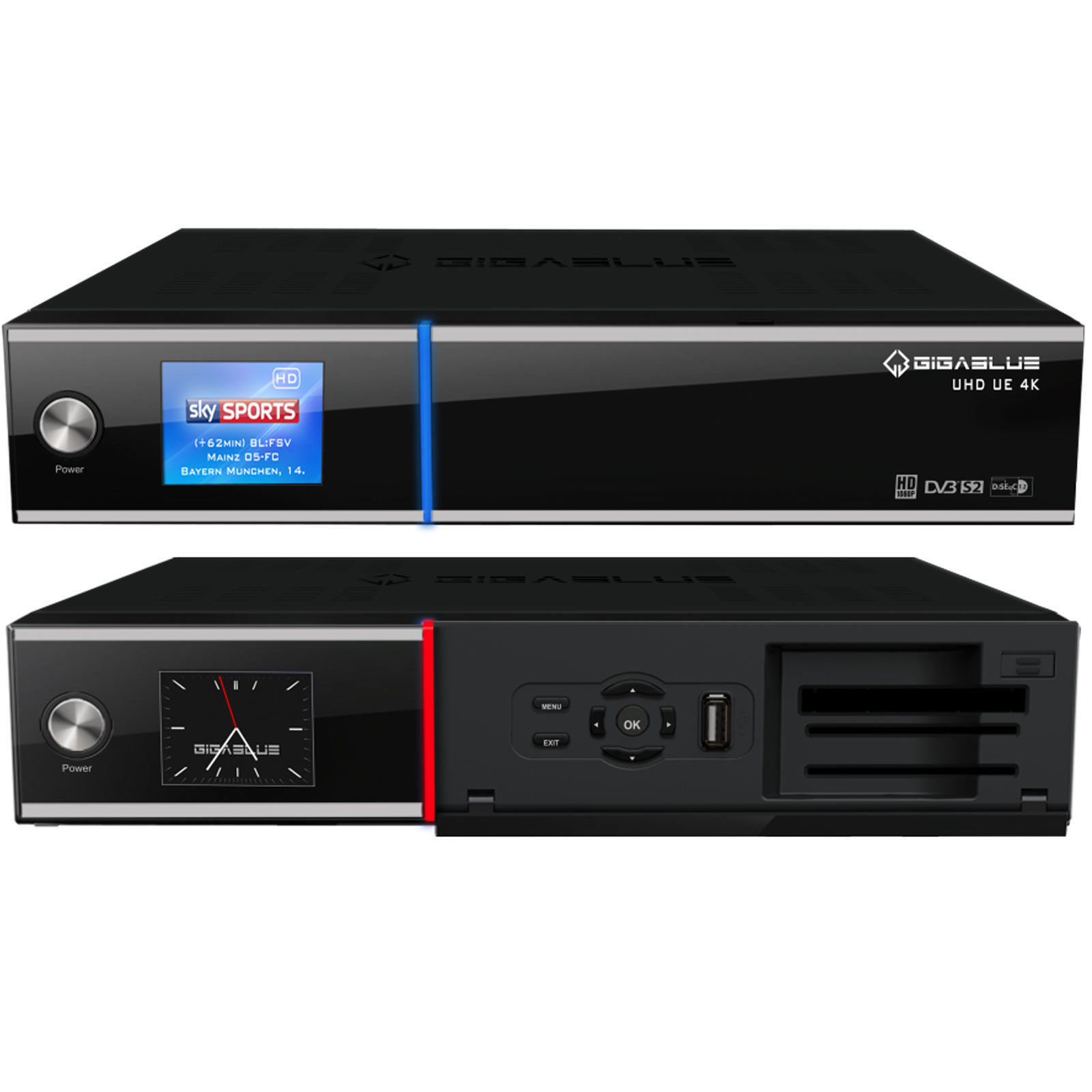 Gigablue UHD Ue 4k 2x Fbc DVB-S2 Tuner Ultra HD E2 Pvr Linux Gigablue UHD Ue 4k 2x Fbc DVB-S2 Tuner Ultra HD E2 Pvr Linux