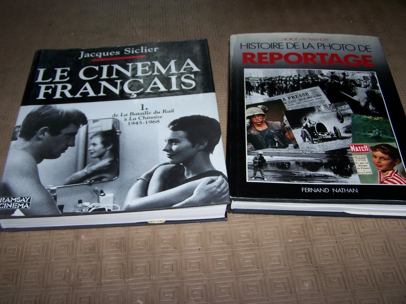 2 LIVRES LE CINEMA FRANCAIS 1 LA BATAILLE DU R , HISTOIRE DE LA PHOTO REPORTAGE 2 LIVRES LE CINEMA FRANCAIS 1 LA BATAILLE DU R , HISTOIRE DE LA PHOTO REPORTAGE