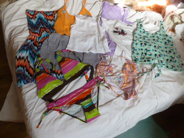 lot vêtements  été   fille – Taille S- 16 ans