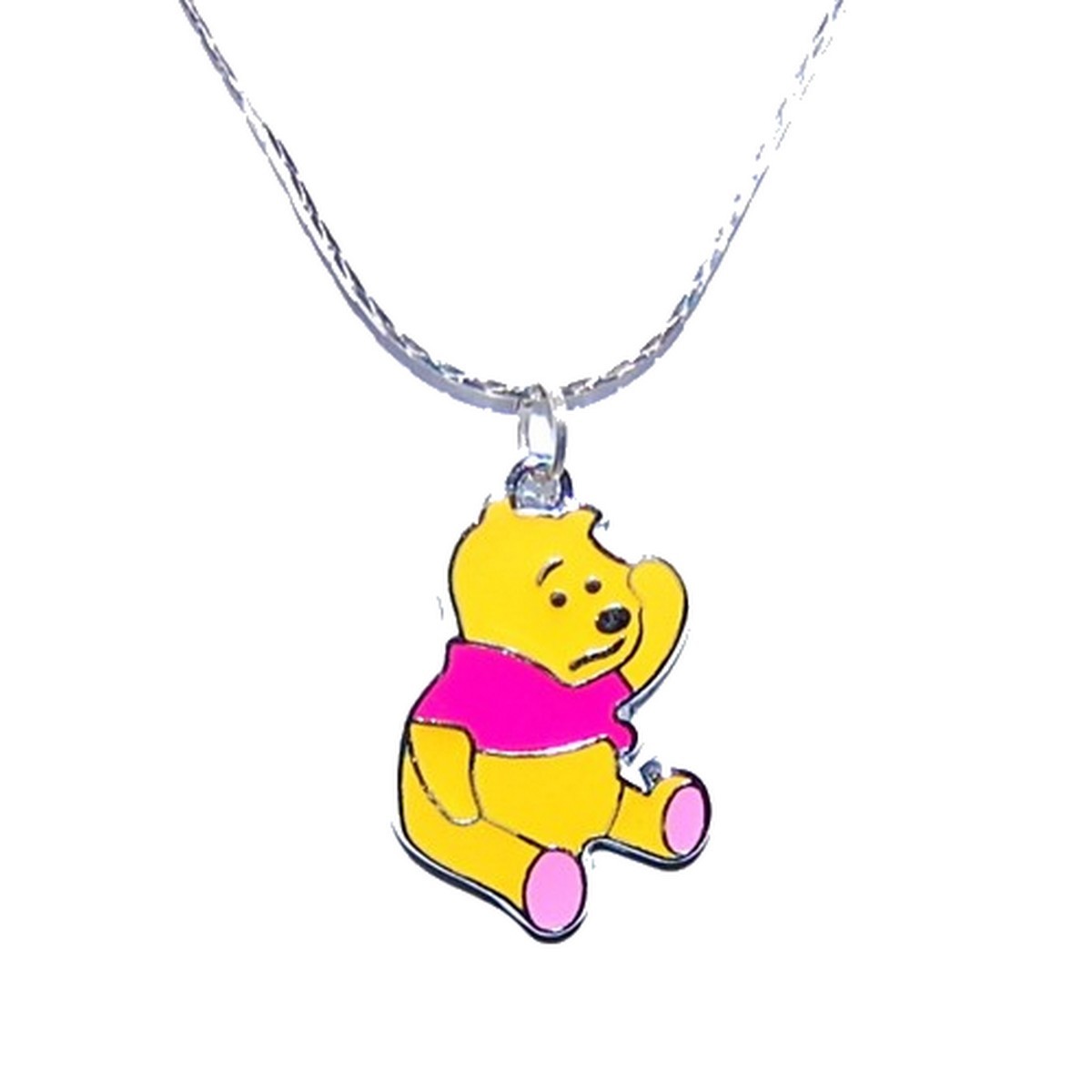 Pendentif Collier Argenté Bijoux Enfant Winnie L’Ourson Pendentif Collier Argenté Bijoux Enfant Winnie L’Ourson