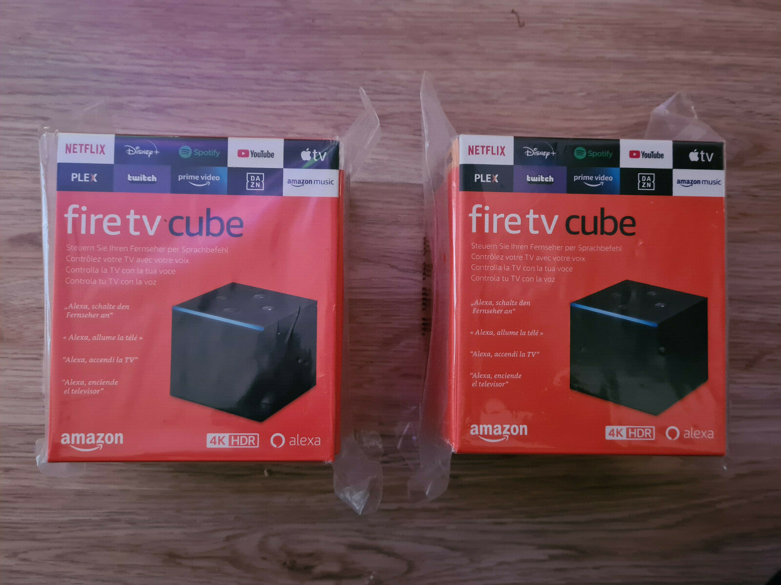 2 Amazon Fire TV Cube mit Alexa 4K Ultra HD HDR HDR10 Streaming Mediaplayer