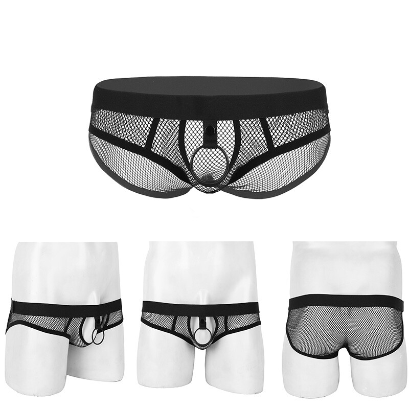 Sous-Vêtements Boxer En Résille Pour Hommes Voir à Travers Des Shorts Slip Sexy Sous-Vêtements Boxer En Résille Pour Hommes Voir à Travers Des Shorts Slip Sexy
