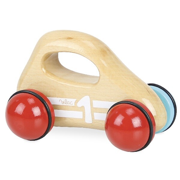 Voiture premier âge en bois vernis – Vilac 2296S Voiture premier âge en bois vernis – Vilac 2296S