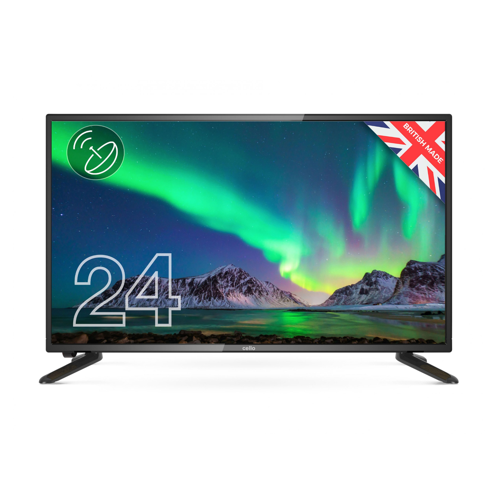 Cello C2420FS 24″ Inch HD Ready LED TV with Freeview HD and Built-in DVD Player