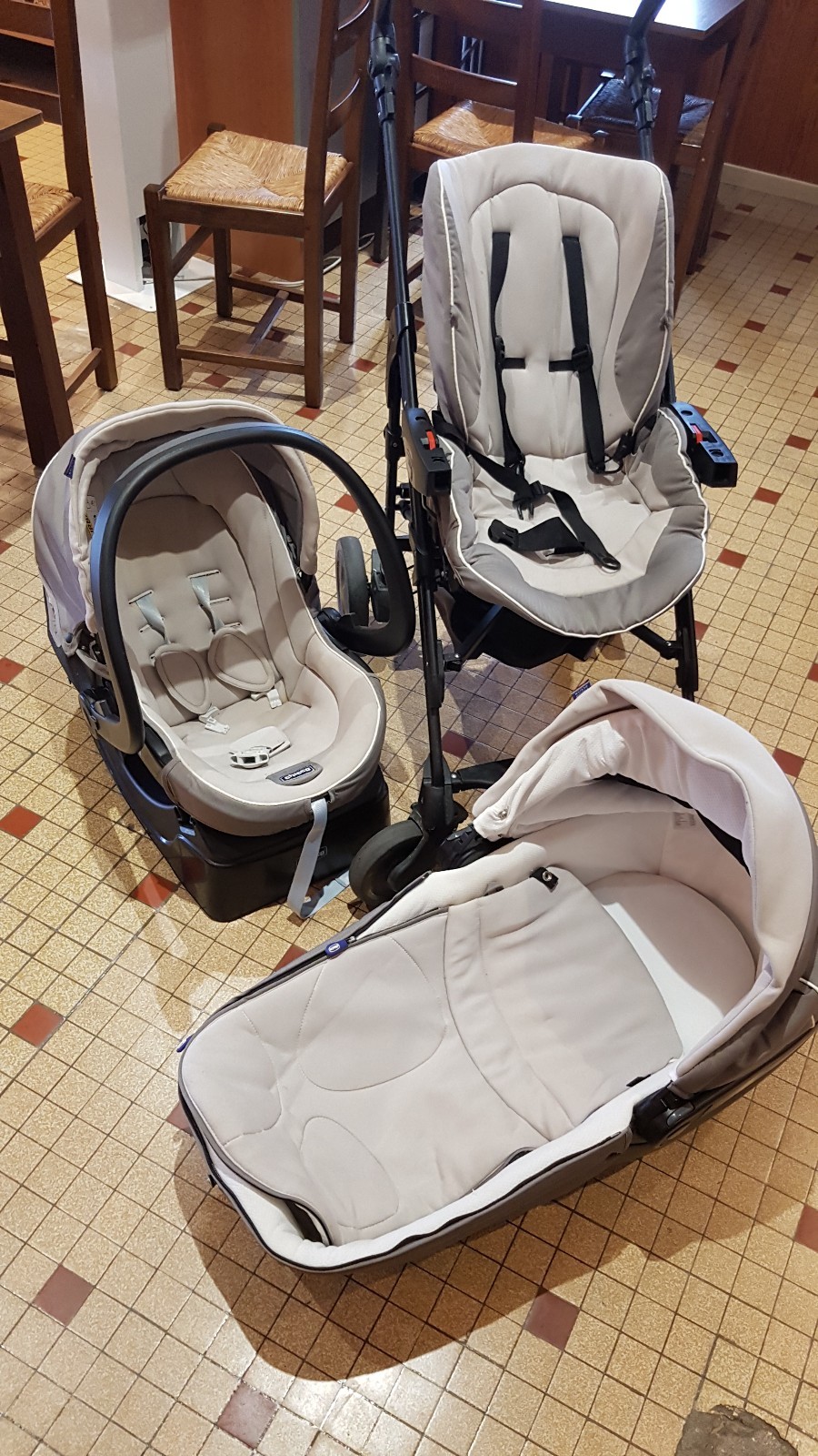 Poussette trio sprint Chicco 3 en 1 Poussette trio sprint Chicco 3 en 1