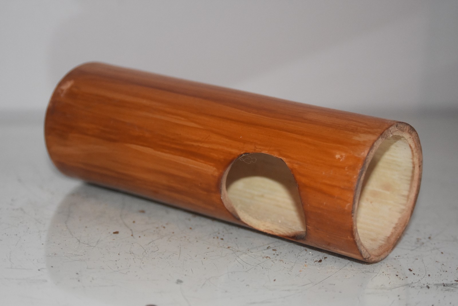 Vivarium Terrarium Reptile Bambou Tunnel Cacher Environ 20 CM Long Araignées