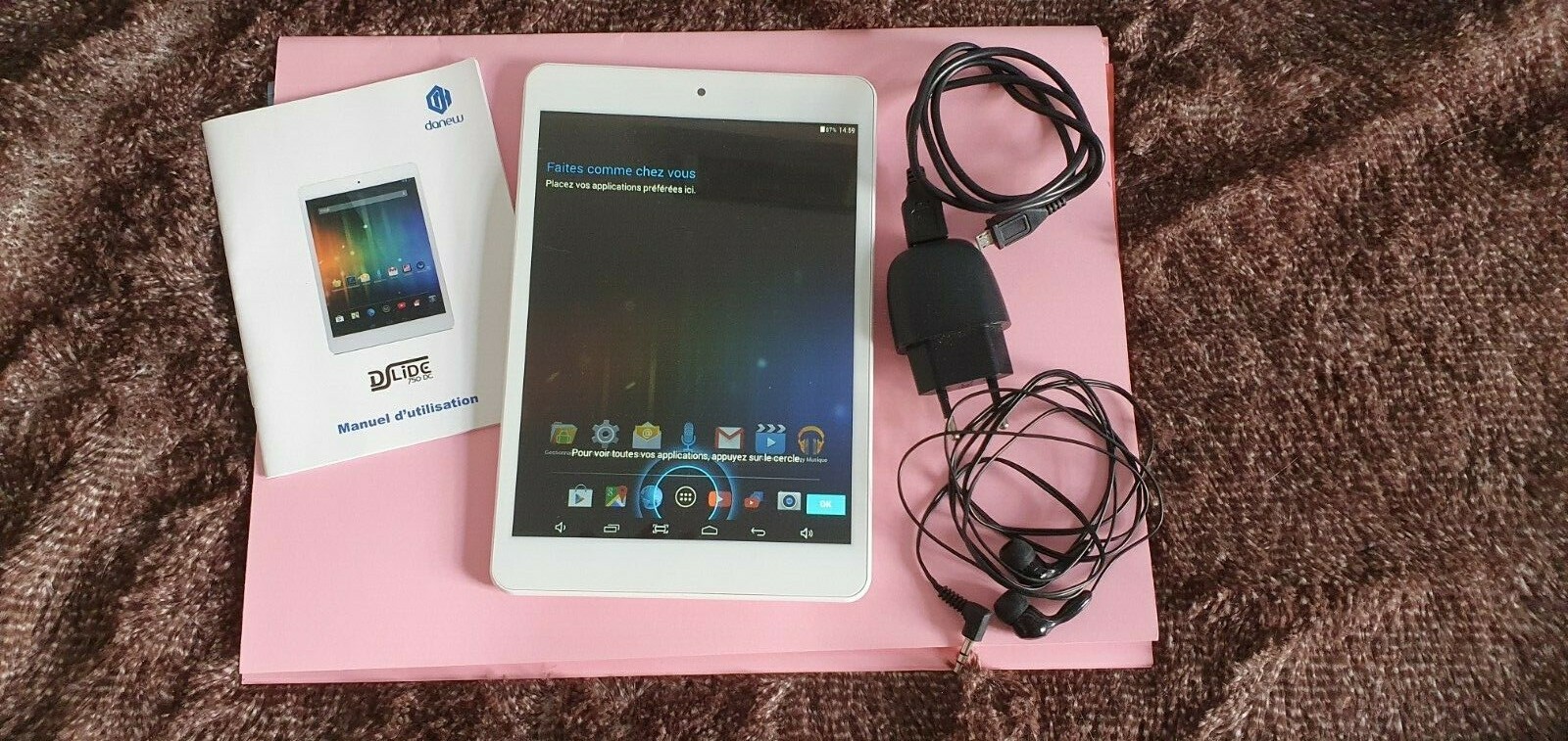 TABLETTE DANEW DSLIDE 750 dc 7.85 pouces blanc TABLETTE DANEW DSLIDE 750 dc 7.85 pouces blanc