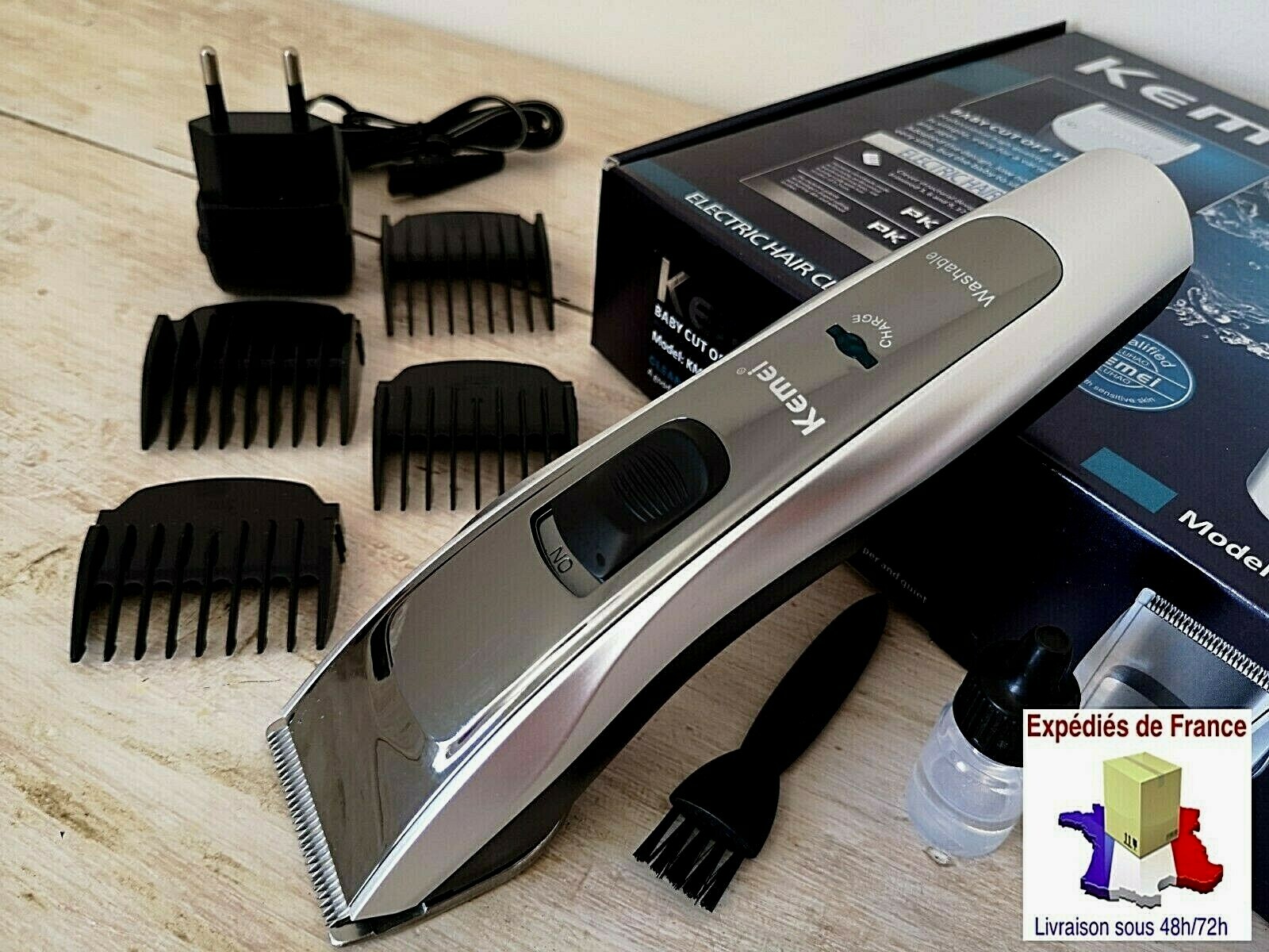 TONDEUSE CHEVEUX ET BARBE PROFESSIONNELLE DE LUXE SANS FIL ET LAME EN TITANE TONDEUSE CHEVEUX ET BARBE PROFESSIONNELLE DE LUXE SANS FIL ET LAME EN TITANE