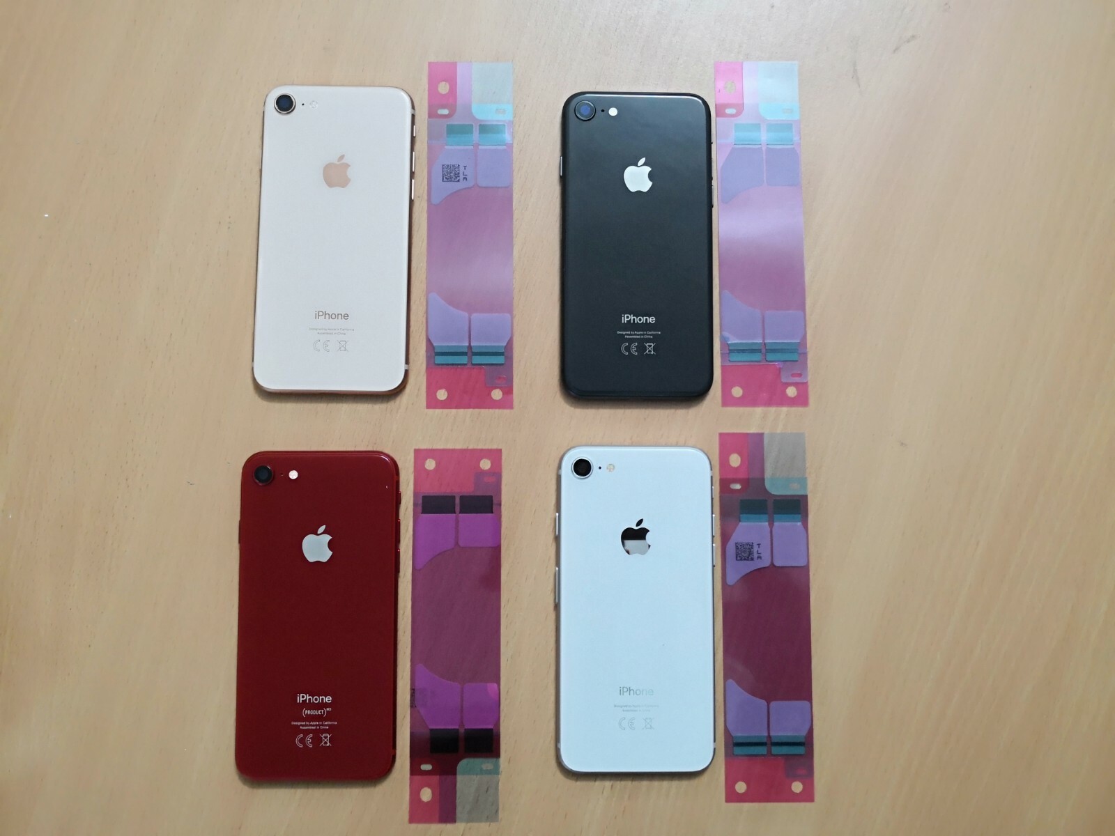 Châssis iPhone 8 & 8+ Plus Complete Rouge Blanc Noir Doré avec logo + CE + TVA Châssis iPhone 8 & 8+ Plus Complete Rouge Blanc Noir Doré avec logo + CE + TVA