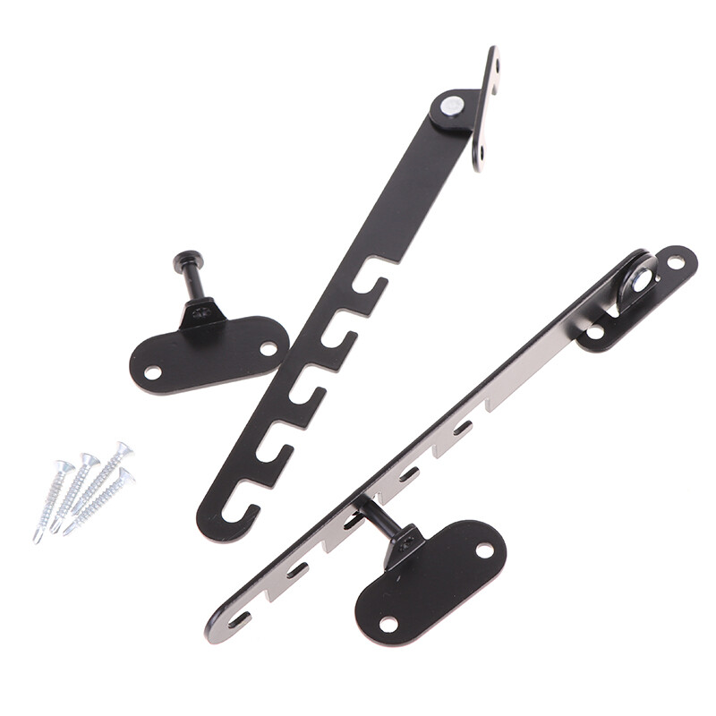 1pc ouverture arrêt métal noir équipement amélioration de l’habitat matérielW1F 1pc ouverture arrêt métal noir équipement amélioration de l’habitat matérielW1F