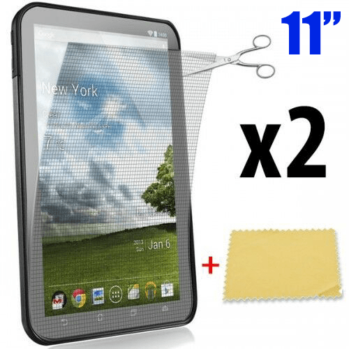 2pcs Film de protection écran UNIVERSEL 11″ pouces screen Tablette/GPS/Portable