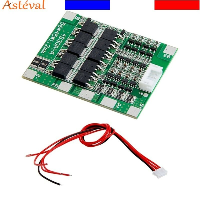 4S 30A 14.8V 18650 BMS PCM protection charge batterie li-ion 4S 30A 14.8V 18650 BMS PCM protection charge batterie li-ion