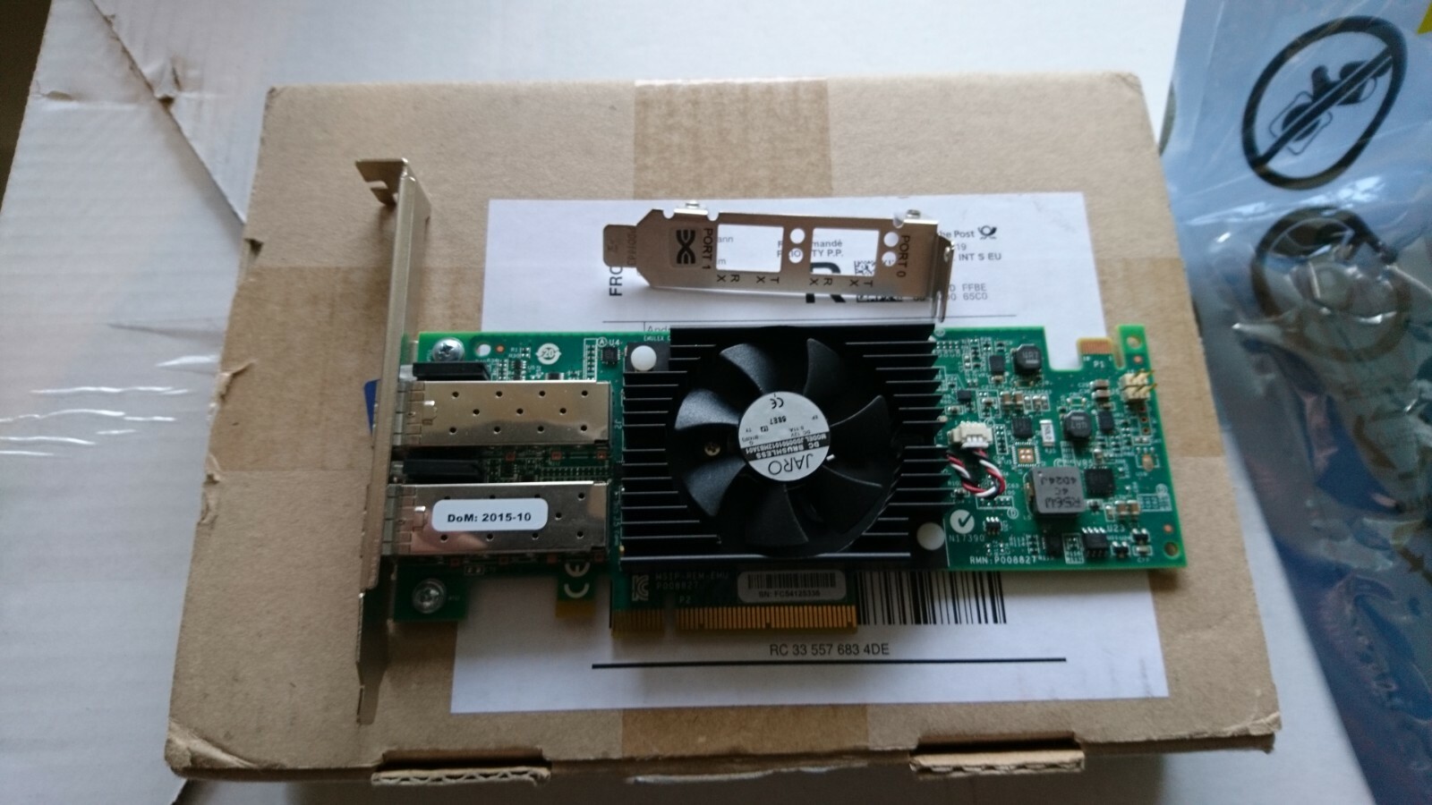 Carte réseau 10 Gb/s Ethernet EMULEX OneConnect OCE14102-UX-D double port SFP+ Carte réseau 10 Gb/s Ethernet EMULEX OneConnect OCE14102-UX-D double port SFP+