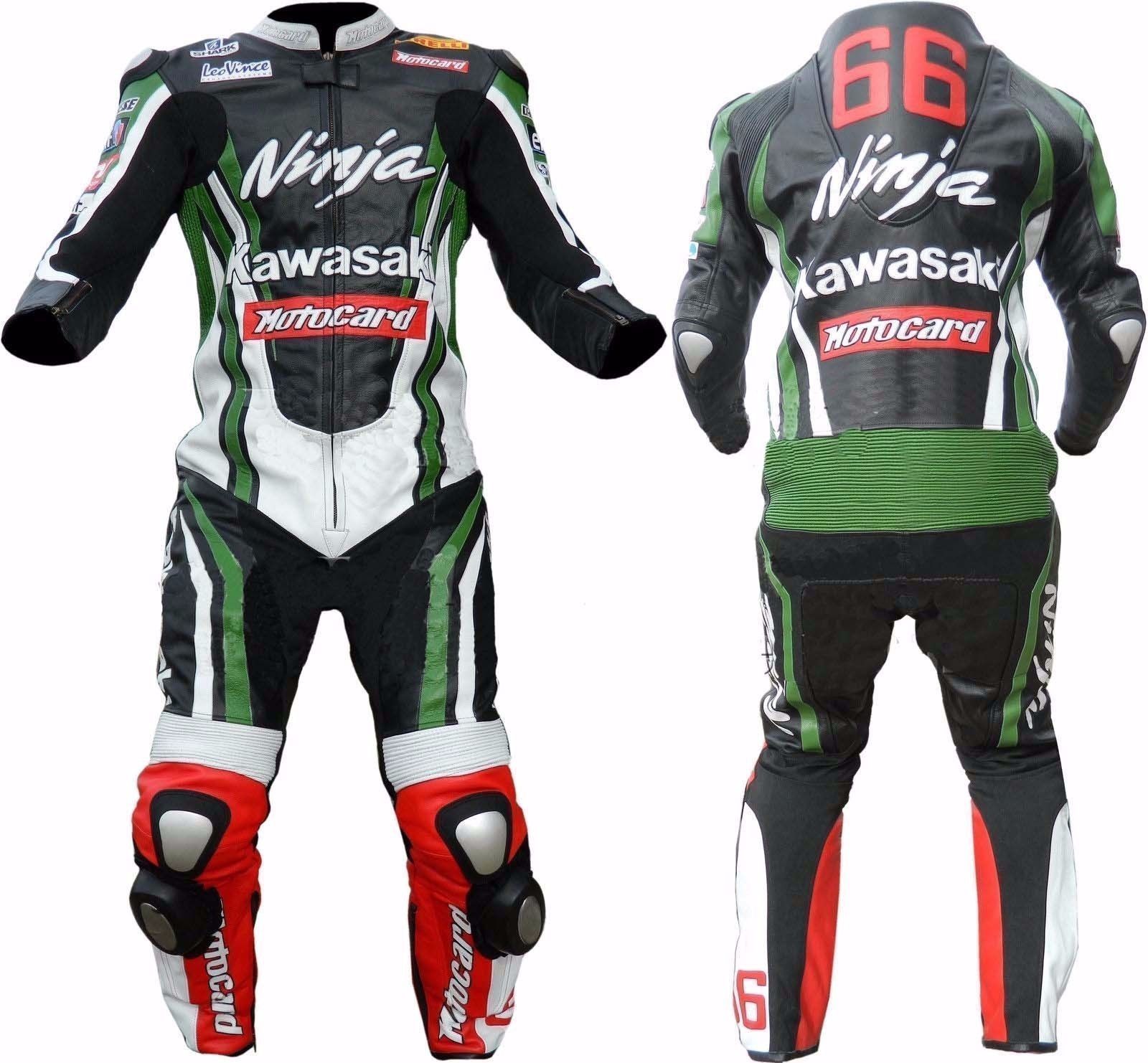 HOMMES VÊTEMENT EN CUIR DE MOTOCYCLETTE COSTUM CUIR BIKER VESTE PANTALON EU 56