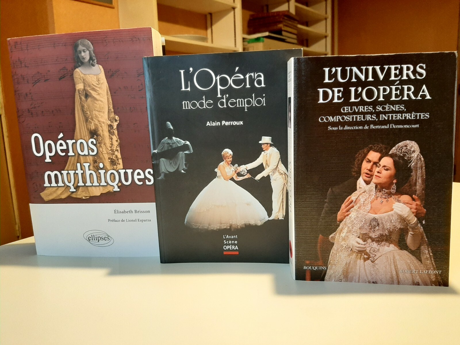 Lot de 3 livres d’opéra