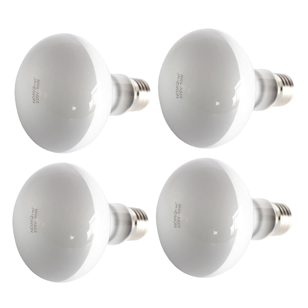 4 lampes de poche chauffantes pour lampe à lumière du jour pour reptiles