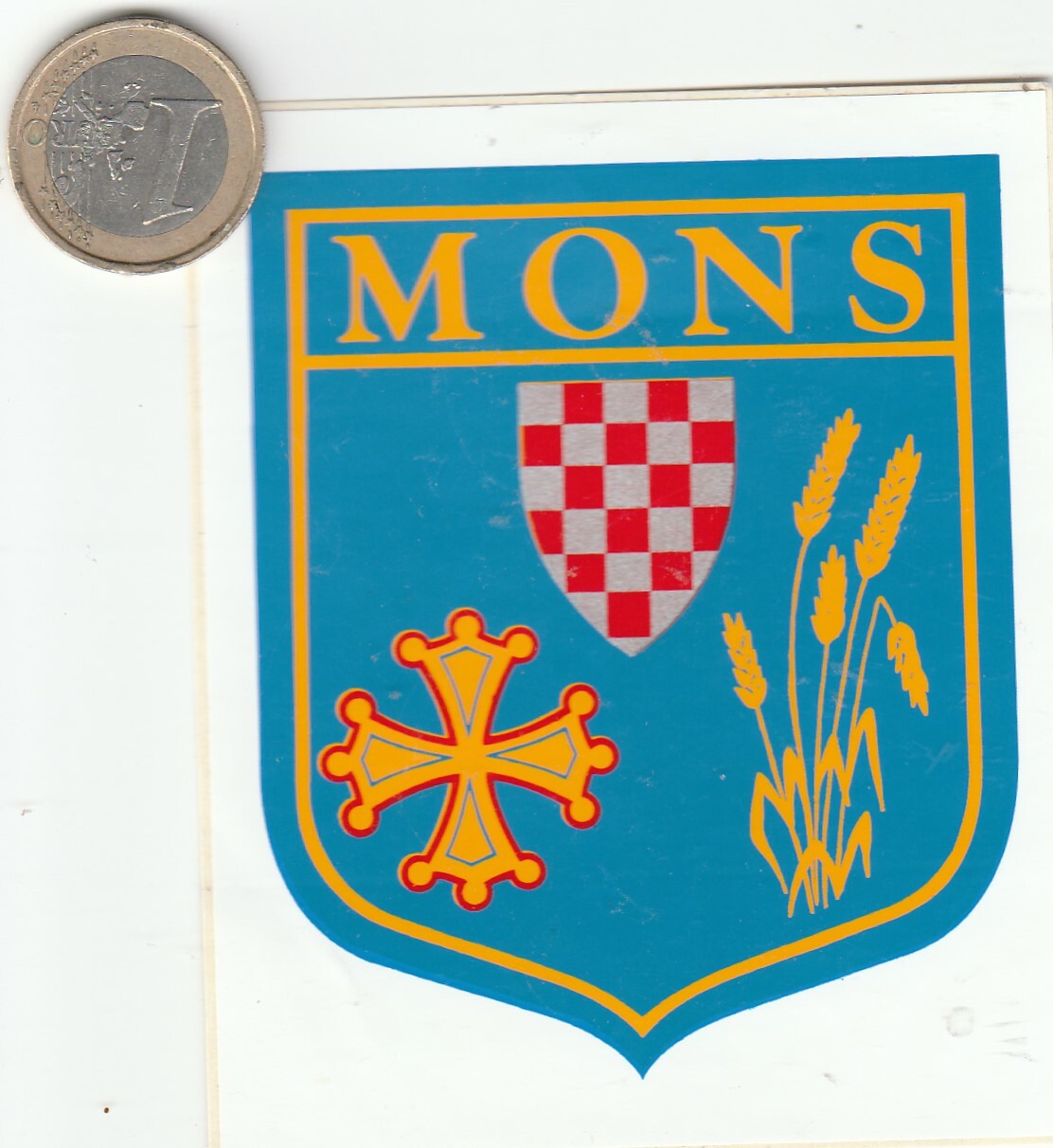 AUTOCOLLANTS . Régionalisme. MONS 31 AUTOCOLLANTS . Régionalisme. MONS 31