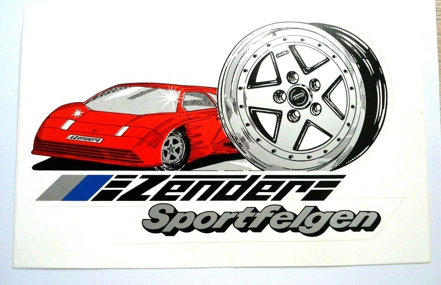 Autocollants Publicitaires Zender Jantes Sport Roues Racing-Wheels 80er Oldtimer Autocollants Publicitaires Zender Jantes Sport Roues Racing-Wheels 80er Oldtimer