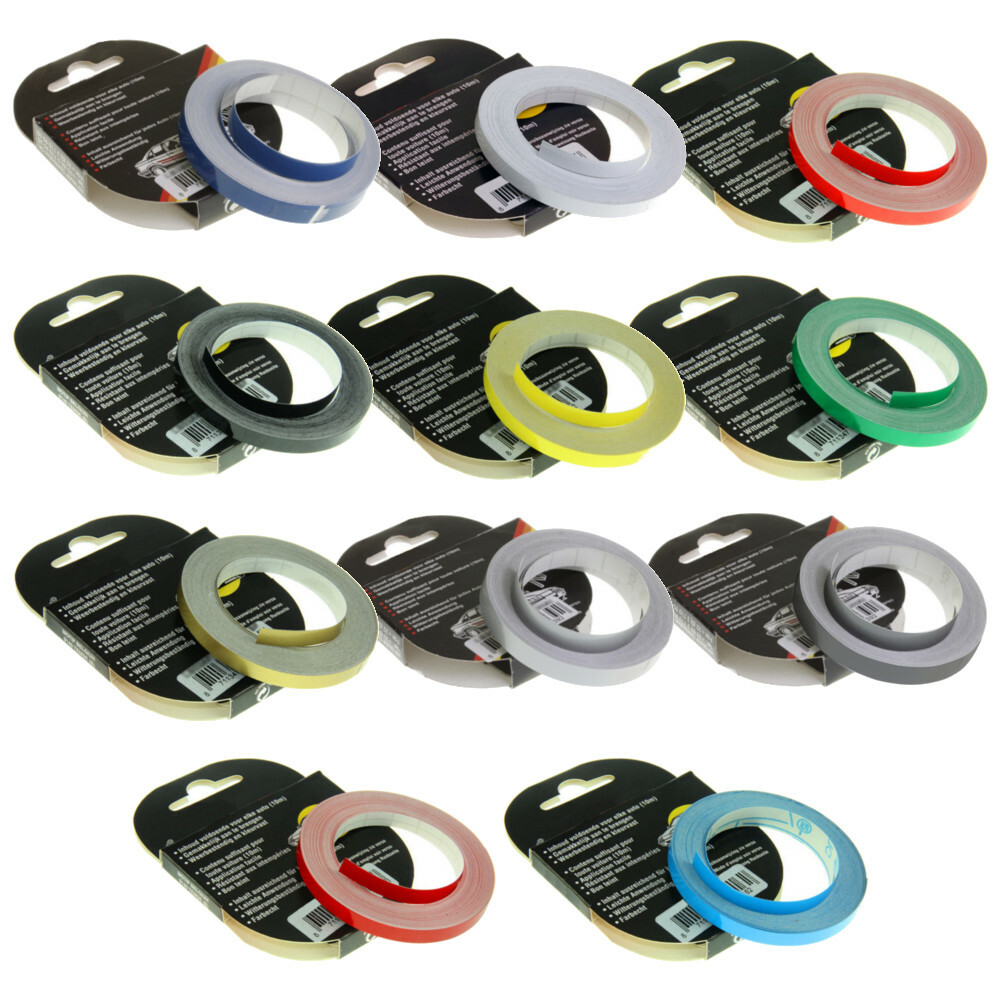 LISERET JANTE 1.5MM 3MM 6MM 9MM 12MM STICKER 10M AUTOCOLLANT MOTO VOITURE TUNING