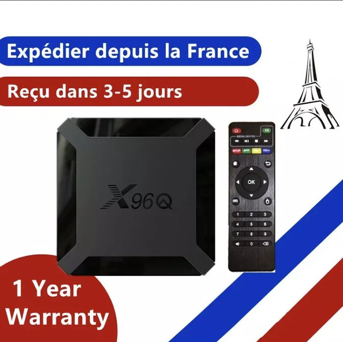 X96 Q Mini Boitier Android Box 16Gb SMART 4K Ultra HD WiFi IP&TV +1an Abonnement X96 Q Mini Boitier Android Box 16Gb SMART 4K Ultra HD WiFi IP&TV +1an Abonnement