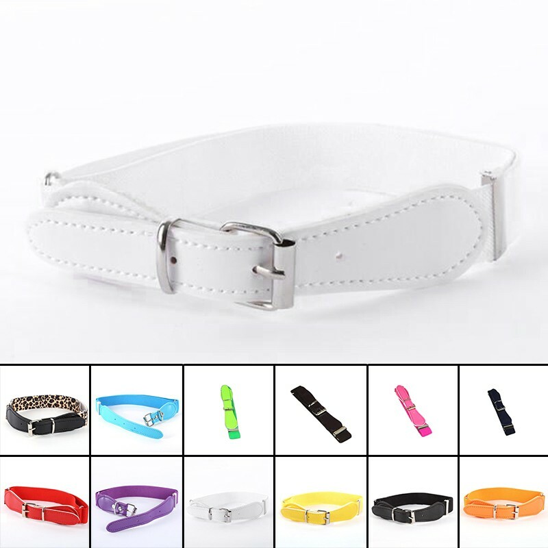 Mode Bébé Enfants Garçons Filles Réglable PU Cuir Ceinture Décontracté Ceinture
