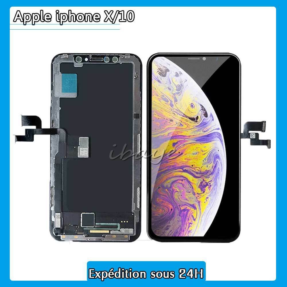 Ecran Complet Pour iPhone X Vitre Tactile + Écran LCD OLED Original Sur Chassis