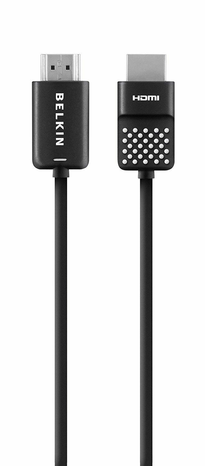 Belkin Câble HDMI 4K / Ultra HD Compatible 1.8m pour Apple TV Macbook Air & Pro Belkin Câble HDMI 4K / Ultra HD Compatible 1.8m pour Apple TV Macbook Air & Pro