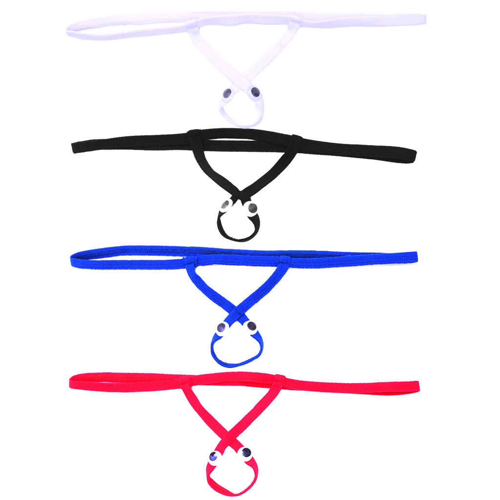 Sous-vêtements Jockstrap de Bikini String ouvert pour hommes drôles Sous-vêtements Jockstrap de Bikini String ouvert pour hommes drôles