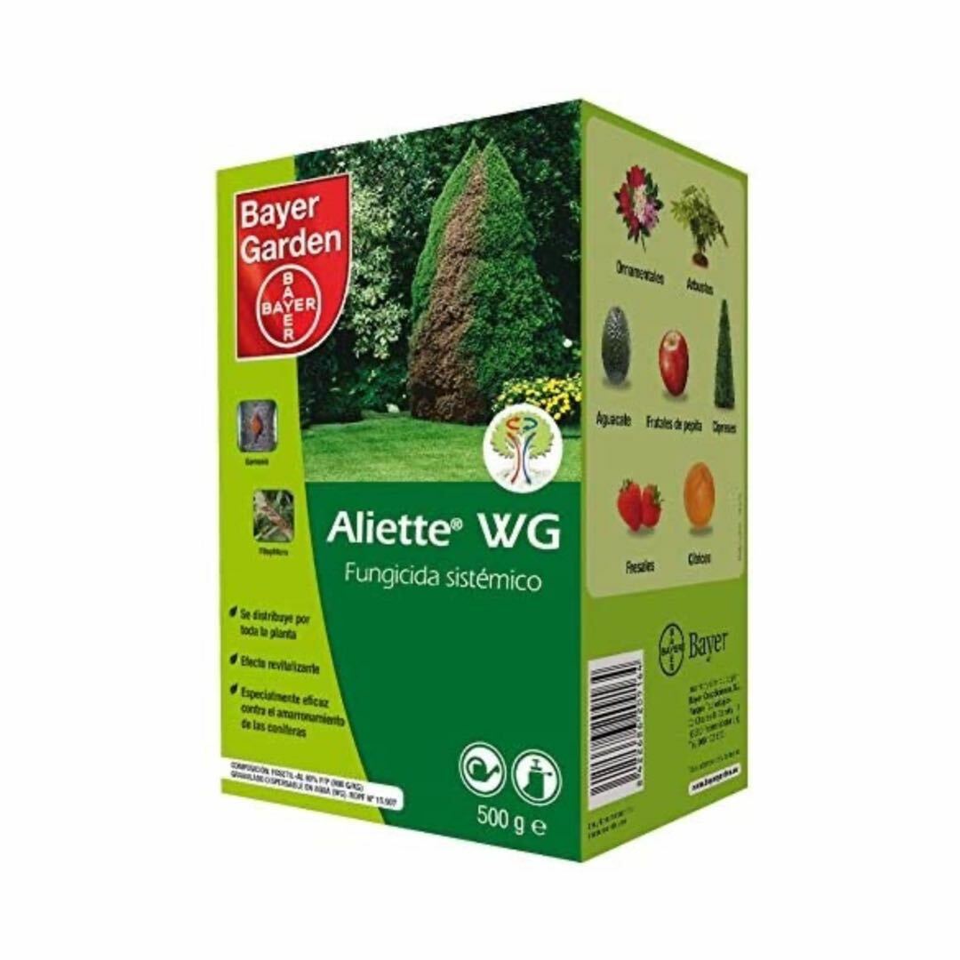 BAYER ALIETTE WG – FONGICIDE 500G jardin extérieur neuf préventif-curatif FR BAYER ALIETTE WG – FONGICIDE 500G jardin extérieur neuf préventif-curatif FR