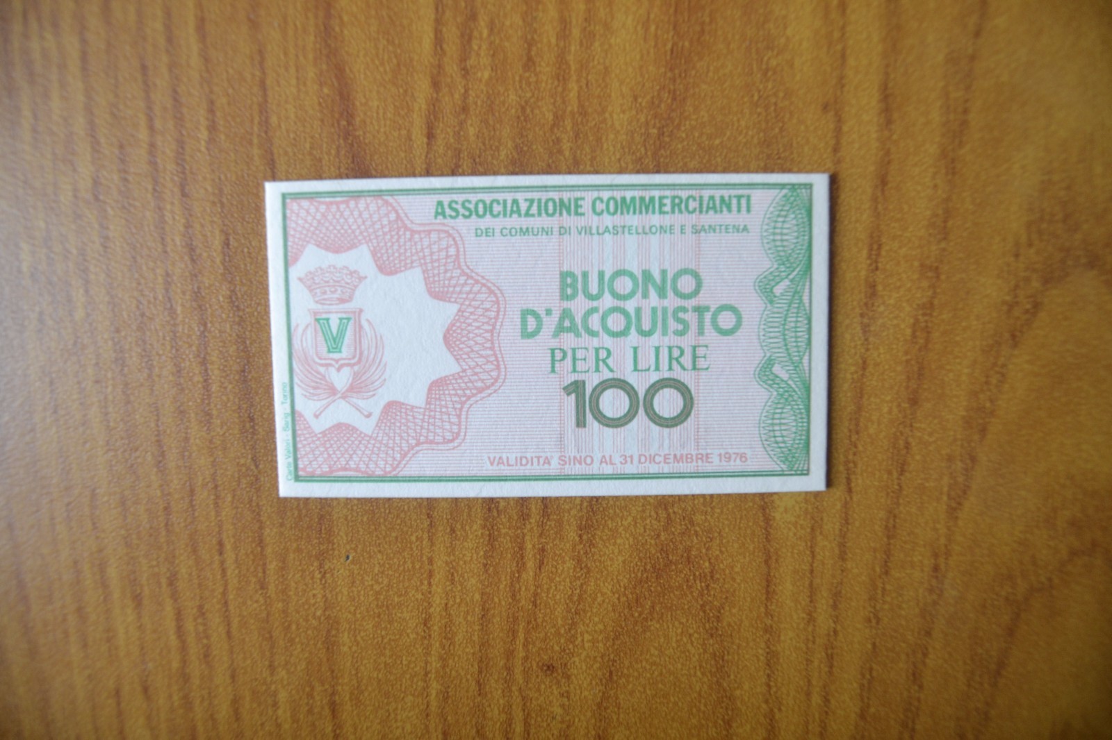 Série 9 Bons D’Achat Association Traders Villastellone Santena 1976 Série 9 Bons D’Achat Association Traders Villastellone Santena 1976