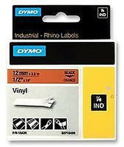 Bande 12MM Noir/Ora PermVinyle – Étiquette Imprimante – Bureau Consommables – Bande 12MM Noir/Ora PermVinyle – Étiquette Imprimante – Bureau Consommables –