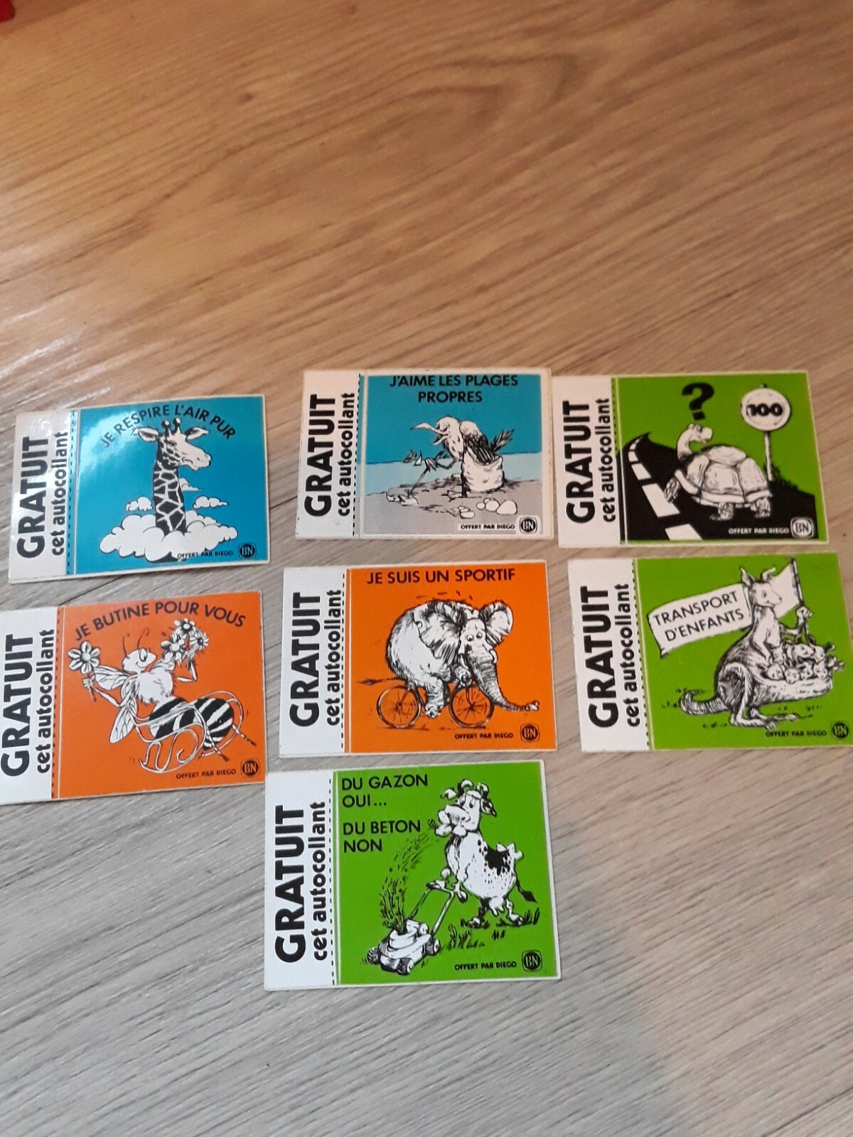 Lot Autocollants Diego Bn Lot Autocollants Diego Bn